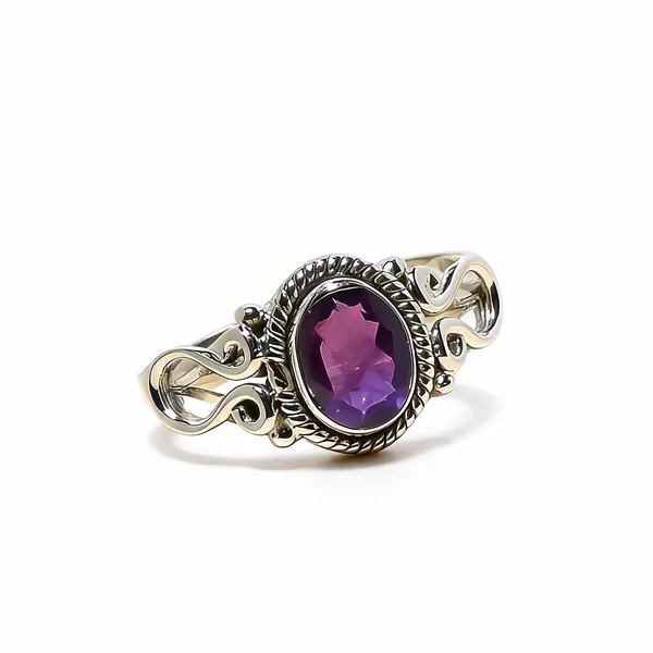 Amethyst_Silver_Plated_Ring
