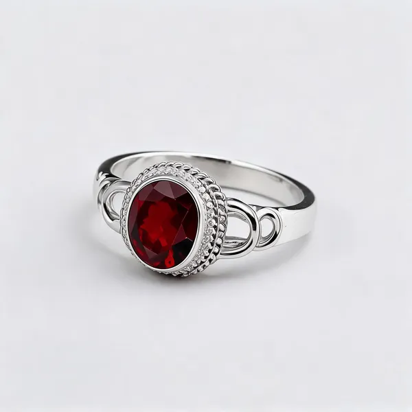 Garnet_Silver_Plated_Ring_For_Women