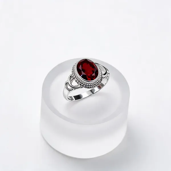 Garnet_Silver_Plated_Ring_For_Women