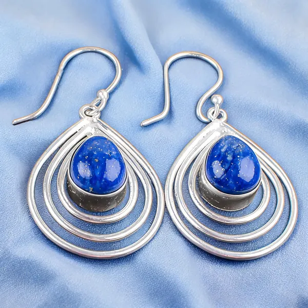 Sterling_Silver_Lapis_Lazuli_Teardrop_Dangle_Earrings