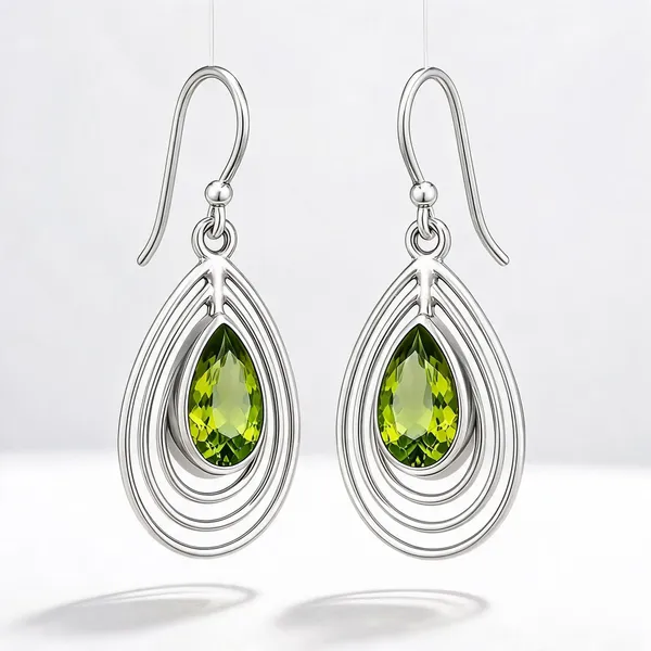 Peridot_Sterling_Silver_Earrings