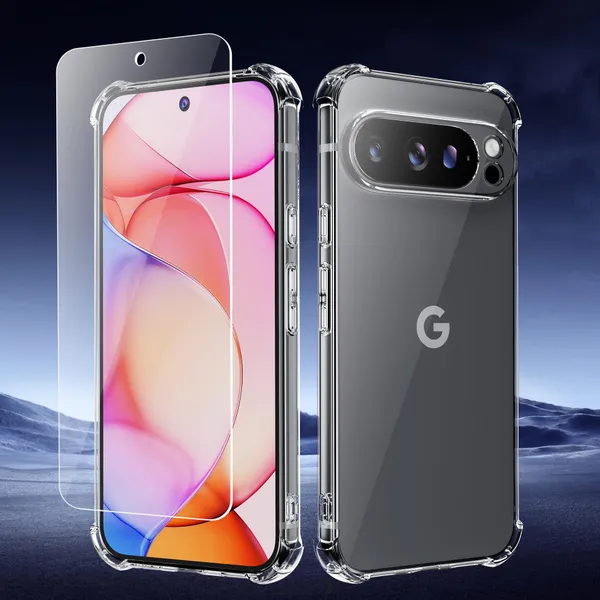 Google_Pixel_10_Pro_XL_Anti-Yellow_Bumper_Corner_Transparent_Case