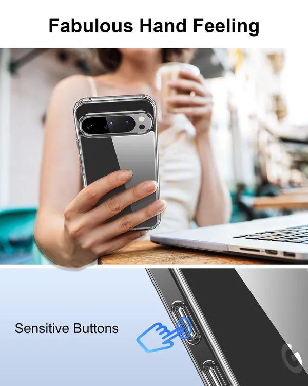Google_Pixel_9_Pro_XL_Anti-Yellow_Bumper_Corner_Transparent_Case