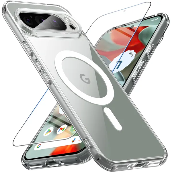 Google_Pixel_9_Pro_XL_Anti-Yellow_MagSafe_Transparent_Case