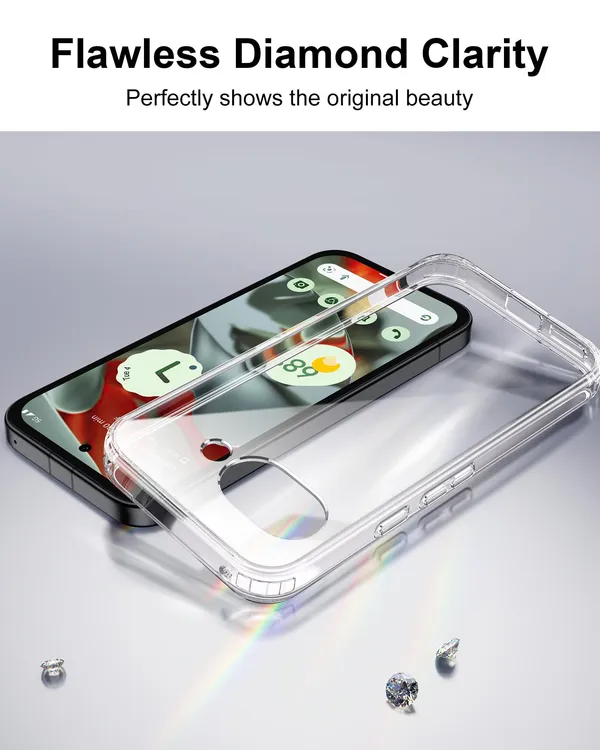 Google_Pixel_9a_Anti-Yellow_Bumper_Corner_Transparent_Case