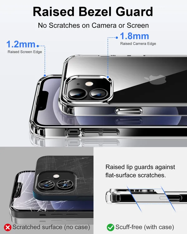 Apple_iPhone_12_Mini_Anti-Yellow_Bumper_Corner_Transparent_Case