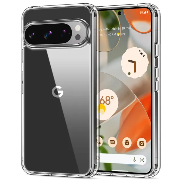 Google_Pixel_9_Anti-Yellow_Bumper_Corner_Transparent_Case
