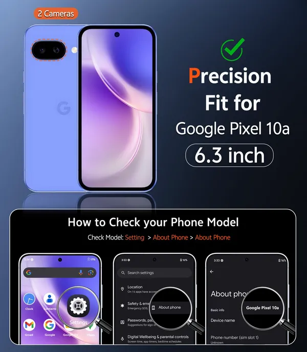 Google_Pixel_10a_Anti-Yellow_Bumper_Corner_Transparent_Case