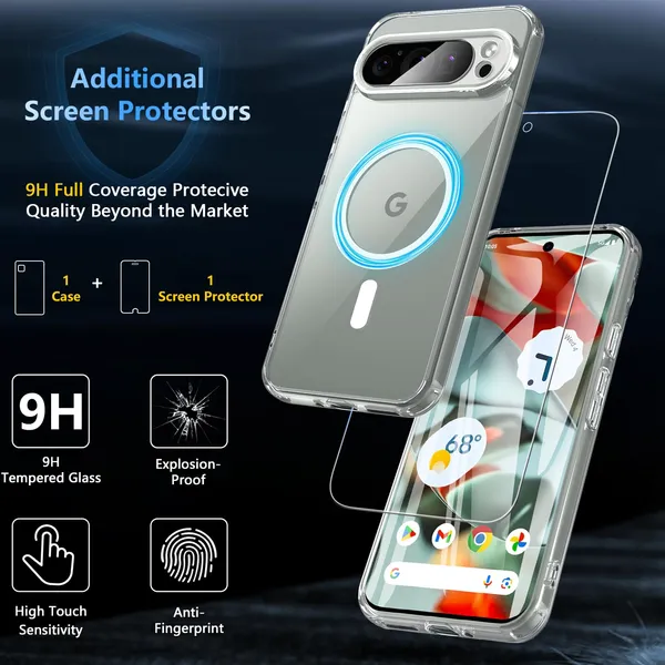 Google_Pixel_9_Pro_XL_Anti-Yellow_MagSafe_Transparent_Case