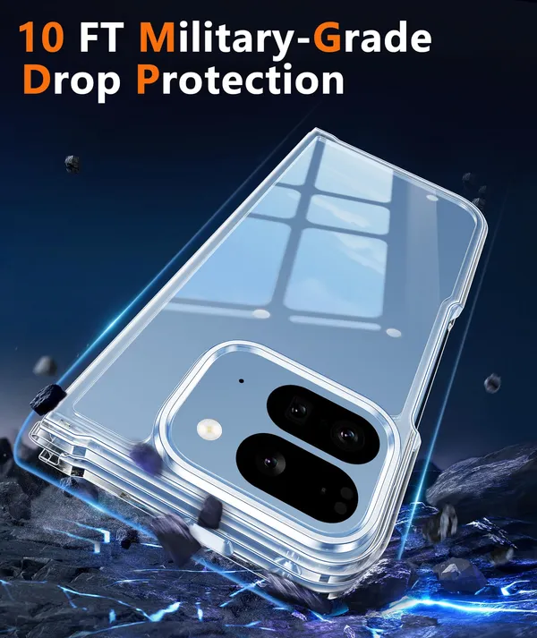 Google_Pixel_10_Pro_Fold_Anti-Yellow_Bumper_Corner_Transparent_Case