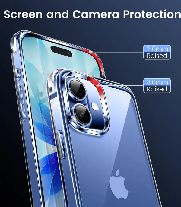 Apple_iPhone_17_Anti-Yellow_Bumper_Corner_Clear_Transparent_Case