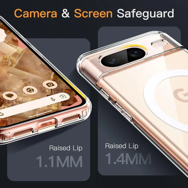 Google_Pixel_8_Anti-Yellow_MagSafe_Transparent_Case
