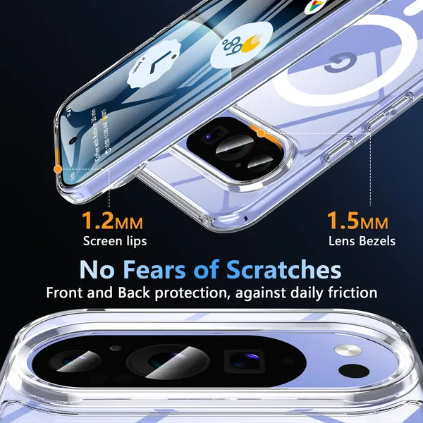 Google_Pixel_10_Pro_Anti-Yellow_MagSafe_Transparent_Case