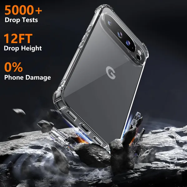Google_Pixel_10_Pro_XL_Anti-Yellow_Bumper_Corner_Transparent_Case