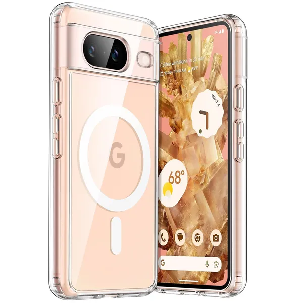 Google_Pixel_8_Anti-Yellow_MagSafe_Transparent_Case