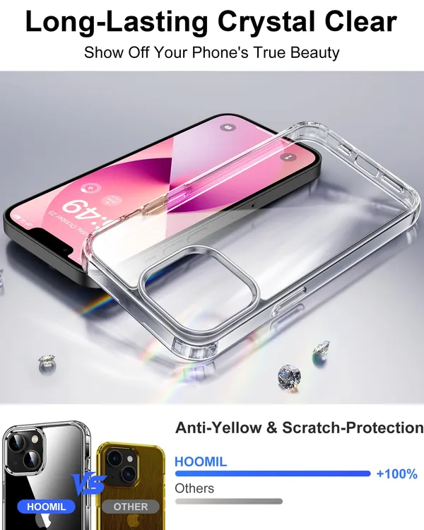 Apple_iPhone_13_Mini_Anti-Yellow_Bumper_Corner_Transparent_Case