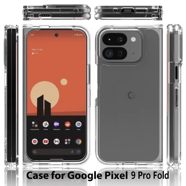 Google_Pixel_9_Pro_Fold_Anti-Yellow_Bumper_Corner_Transparent_Case