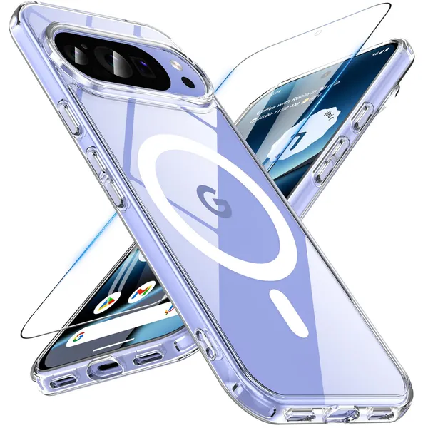 Google_Pixel_10_Pro_Anti-Yellow_MagSafe_Transparent_Case
