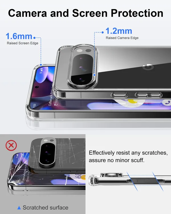 Google_Pixel_9_Pro_XL_Anti-Yellow_Bumper_Corner_Transparent_Case