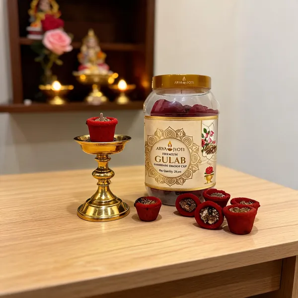 Rose_Sambrani_Dhoop_Cups