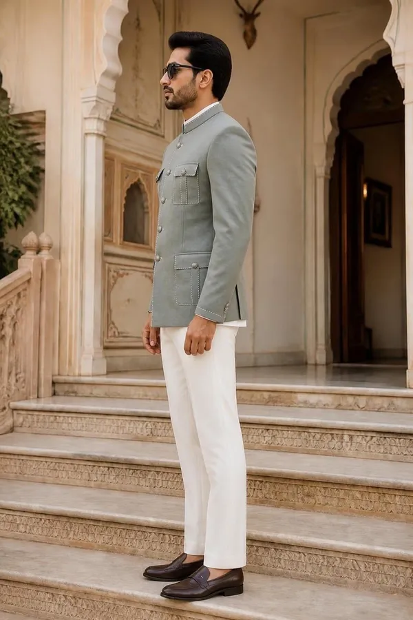 Mtora_Chawal_Taka_Embroidered_Jodhpuri,_Bandhgala,_Men'S_Ethnic_Wear,_4_Patch_Pocket_With_Unique_Shape