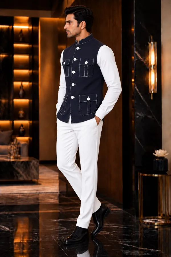 MTORA_CHAWAL-TAKA_EMBROIDERED_PREMIUM_NEHRU_JACKET_,_KOTI,_MEN'S_ETHNIC_WEAR,_4_PATCH_POCKET,_ROYAL_LOOK