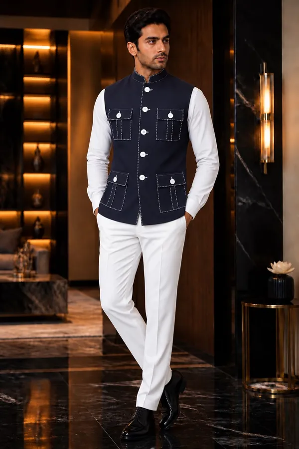 Mtora_Chawal_Taka_Embroidered_Premium_Nehru_Jacket_,_Koti,_Men'S_Ethnic_Wear,_4_Patch_Pocket,_Royal_Look