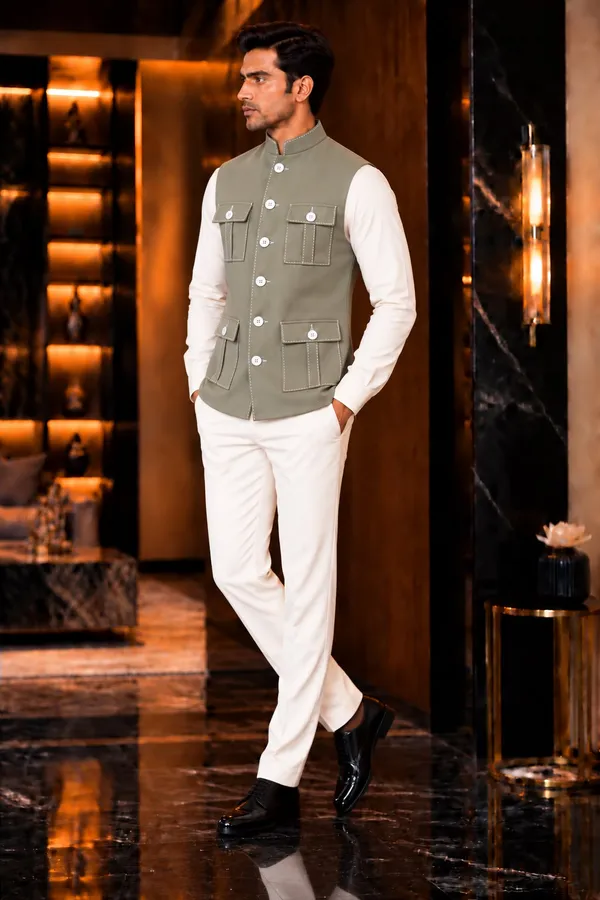 Mtora_Chawal_Taka_Embroidered_Premium_Nehru_Jacket_,_Koti,_Men'S_Ethnic_Wear,_4_Patch_Pocket,_Royal_Look