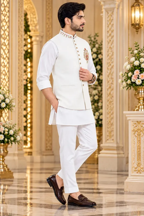 MTORA_Men's_Linen_Silk_3_Piece_Ethnic_Set_|_KURTA,_Pant_&_Modi_Jacket_/_Sleeveless_Jacket_|_Slim_Fit_|_Collar_&_Pocket_Patch_Hand_Work_|_Wedding,_Festive_&_Party_Wear