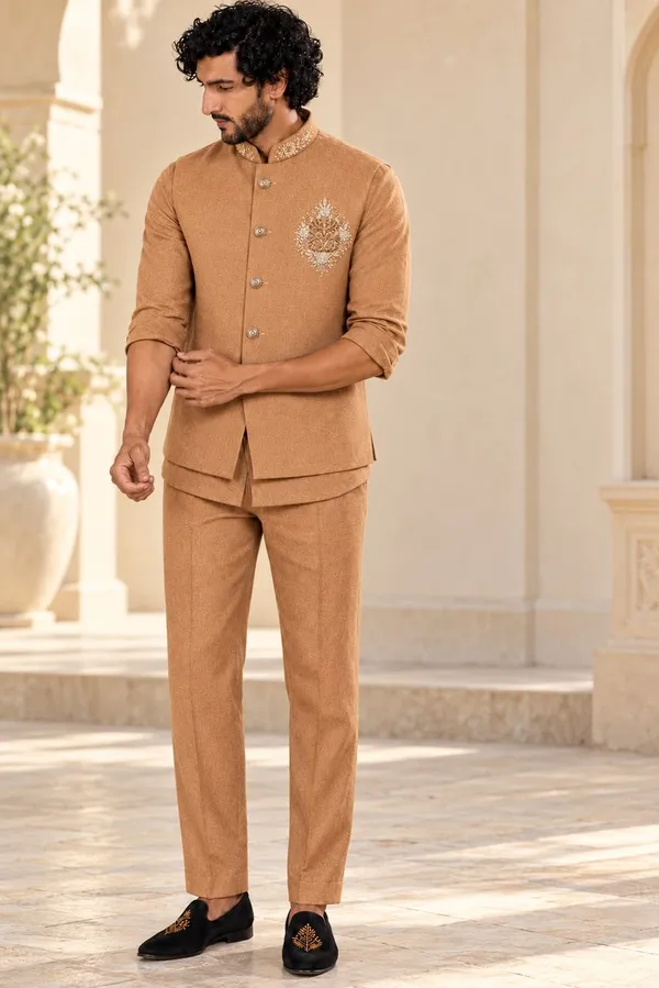 MTORA_Men's_Linen_Silk_3_Piece_Ethnic_Set_|_Shirt,_Pant_&_Modi_Jacket_/_Sleeveless_Jacket_|_Slim_Fit_|_Collar_&_Pocket_Patch_Hand_Work_|_Wedding,_Festive_&_Party_Wear