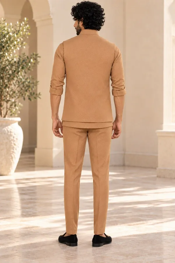 Mtora_Men'S_Linen_Silk_3_Piece_Ethnic_Set_Shirt,_Pant_&_Modi_Jacket_Sleeveless_Jacket_Slim_Fit_Collar_&_Pocket_Patch_Hand_Work_Wedding,_Festive_&_Party_Wear