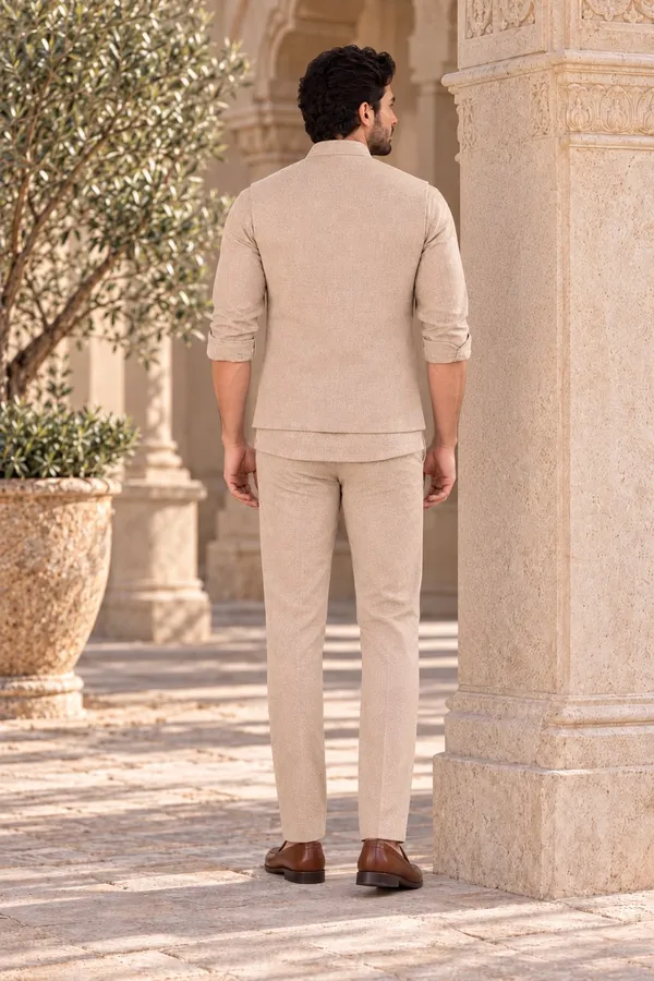 MTORA_Men's_Linen_Silk_3_Piece_Ethnic_Set_|_Shirt,_Pant_&_Modi_Jacket_/_Sleeveless_Jacket_|_Slim_Fit_|_Collar_&_Pocket_Patch_Hand_Work_|_Wedding,_Festive_&_Party_Wear