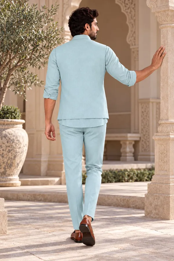 MTORA_Men's_Linen_Silk_3_Piece_Ethnic_Set_|_Shirt,_Pant_&_Modi_Jacket_/_Sleeveless_Jacket_|_Slim_Fit_|_Collar_&_Pocket_Patch_Hand_Work_|_Wedding,_Festive_&_Party_Wear