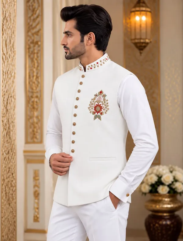 MTORA_Men's_Linen_Silk_3_Piece_Ethnic_Set_|_Shirt,_Pant_&_Modi_Jacket_/_Sleeveless_Jacket_|_Slim_Fit_|_Collar_&_Pocket_Patch_Hand_Work_|_Wedding,_Festive_&_Party_Wear