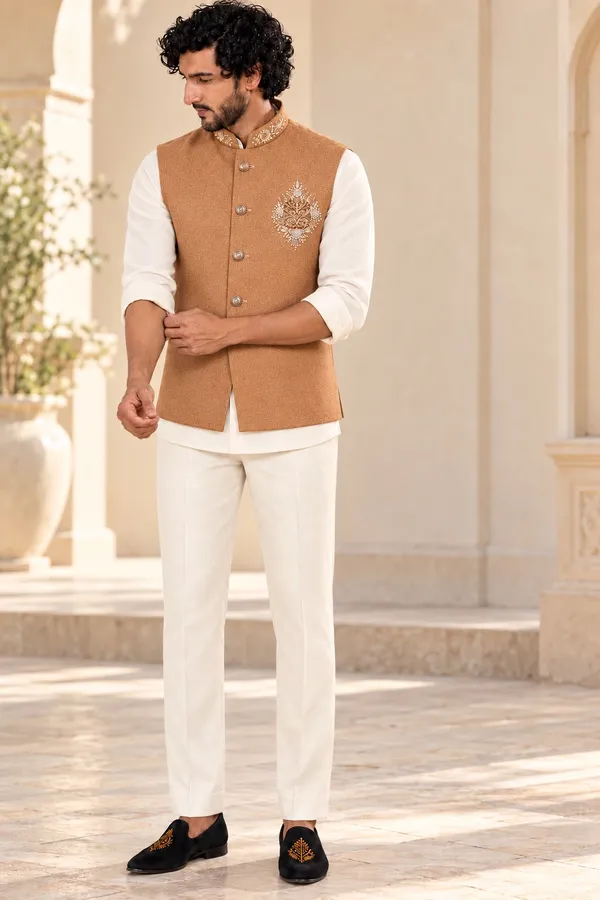 Mtora_Men'S_Linen_Silk_Modi_Jacket_Sleeveless_Jacket_Slim_Fit_Collar_&_Pocket_Patch_Hand_Work_Wedding,_Festive_&_Party_Wear