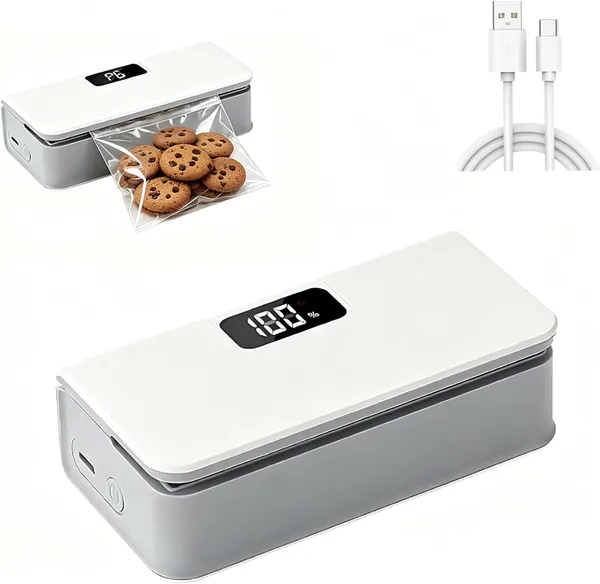 White_Digital_Portable_Food_Sealer_For_Kitchen