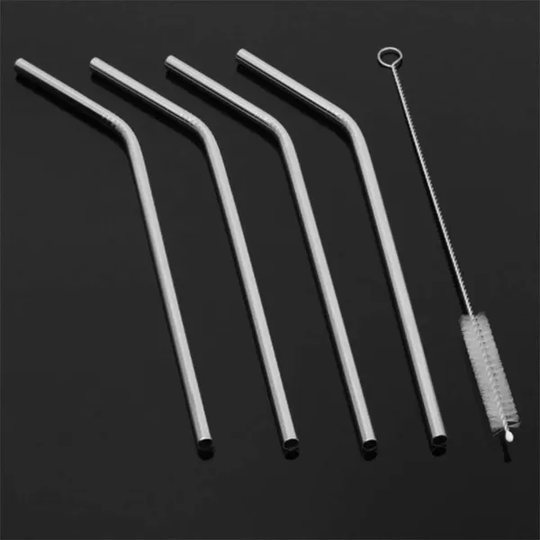 Stainless_Steel_Reusable_Drinking_Straws_With_Cleaning_Brush