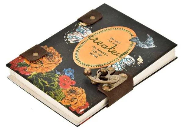 Handmade_Cardboard_Journal_With_Buckle_Lock