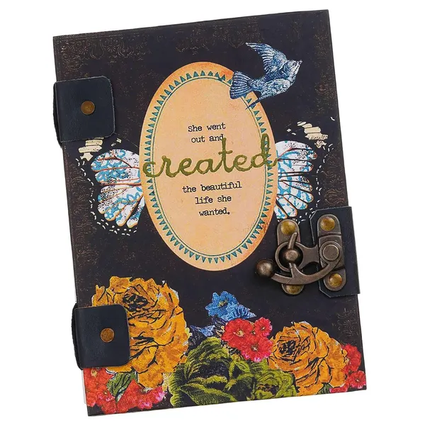 Handmade_Cardboard_Journal_With_Buckle_Lock