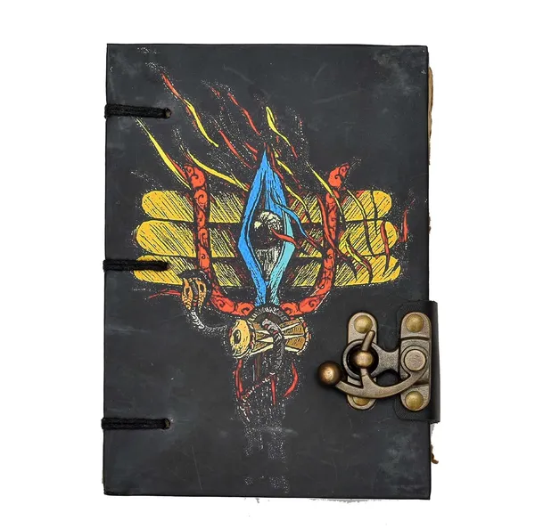Handmade_Cardboard_Journal_With_Buckle_Lock