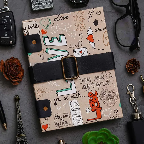 Handmade_Cardboard_Journal_With_Buckle_Lock