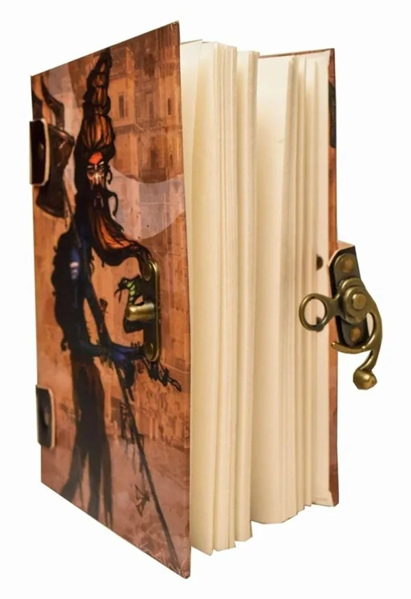 Handmade_Cardboard_Journal_With_Buckle_Lock