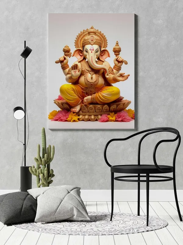 Ganesha_Canvas_Wall_Painting