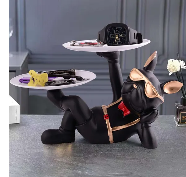 Dog_Showpiece_With_Plate