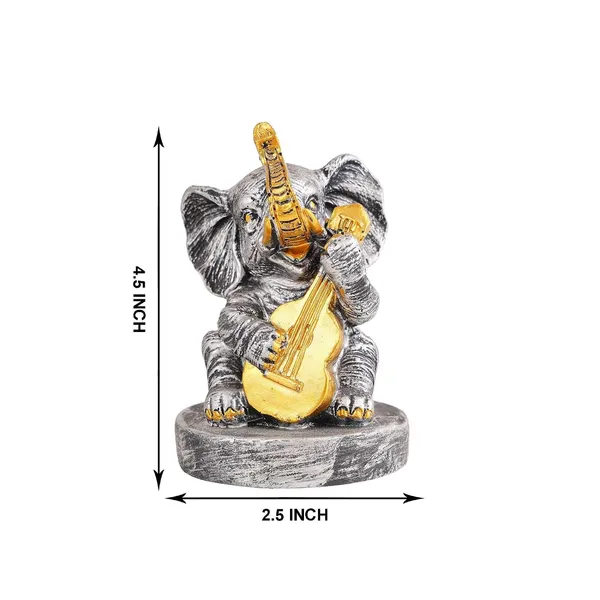 Resin_Elephant_Musical_Instrument_Showpiece