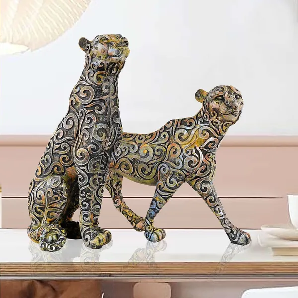 Panther_Sculpture_Figurine_Set