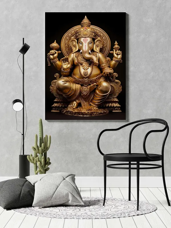 Ganesha_Canvas_Wall_Painting