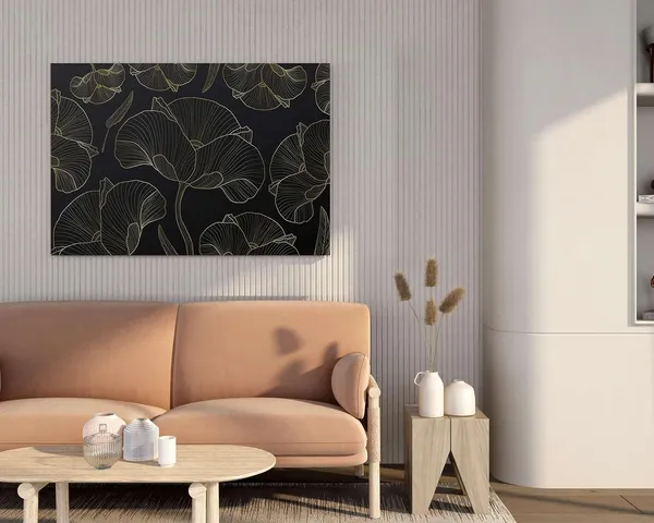 Framed_Canvas_Flower_Painting