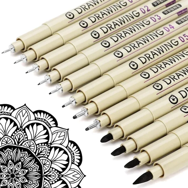 Black_Drawing_Fineliner_Pens_Set