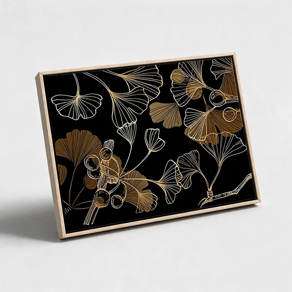 Framed_Canvas_Flower_Painting